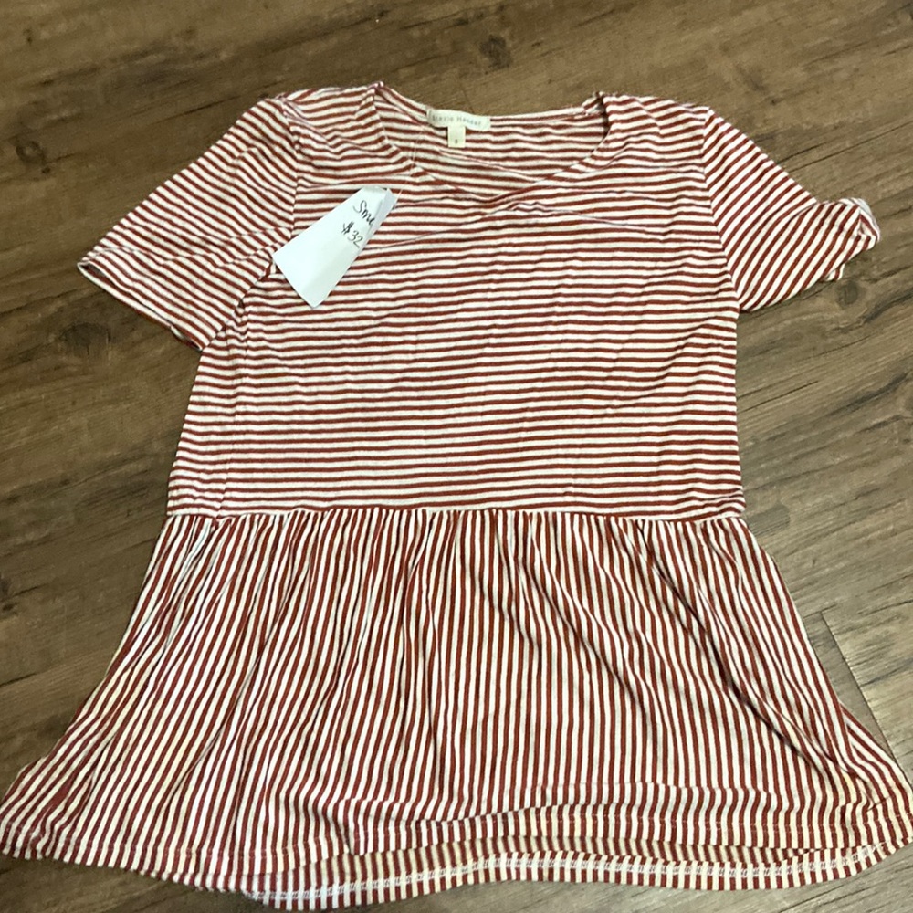Small peplum top